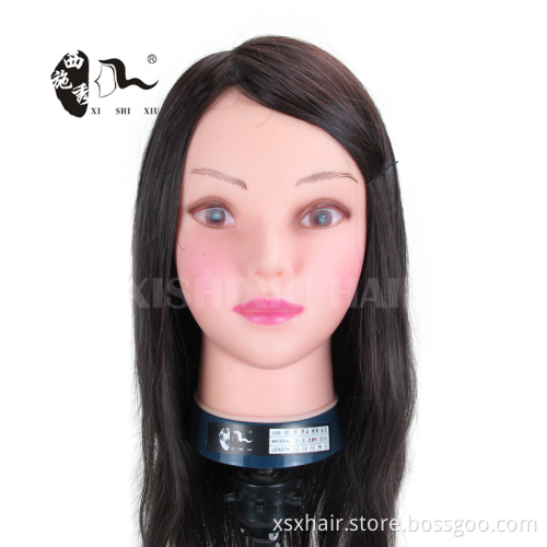 Low Cost Quality lesson wig Good Touch Feeling Pivot Point Erika Cosmetology Training Mannequin Head ForHairdressing School